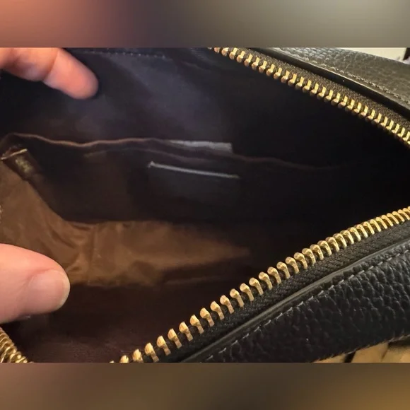 NWT Coach Jamie Black Leather Camera Crossbody bag - Picture 10 of 11